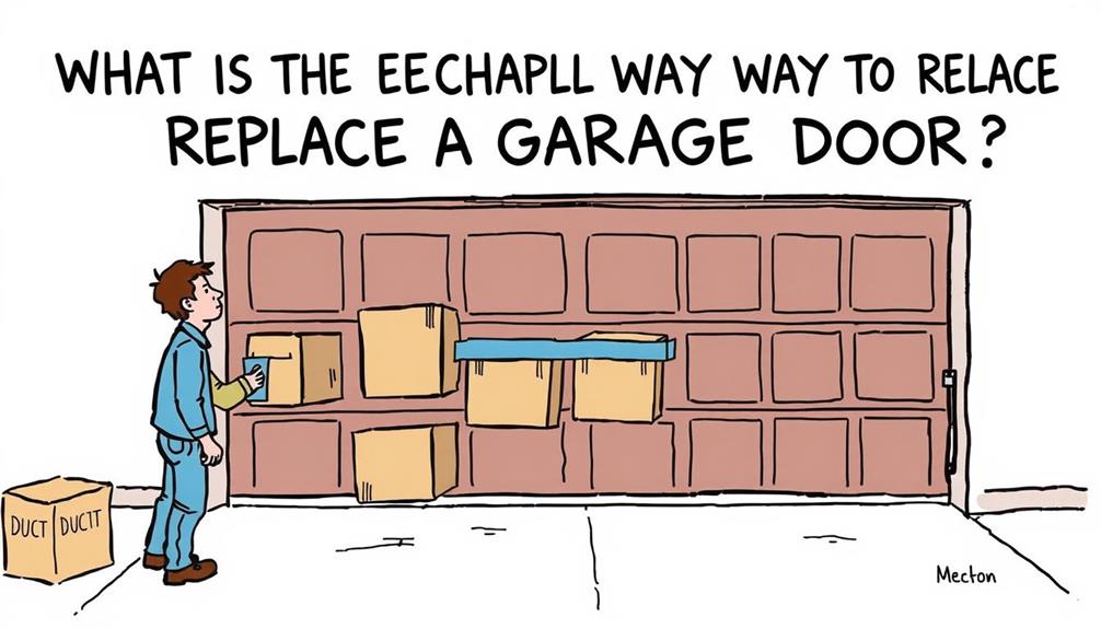 discount garage door replacement service