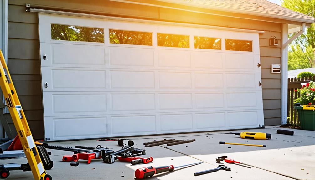 diy garage door replacement difficulty